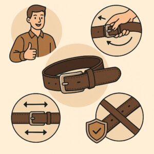 5 voordelen van een riem zonder gaatjes