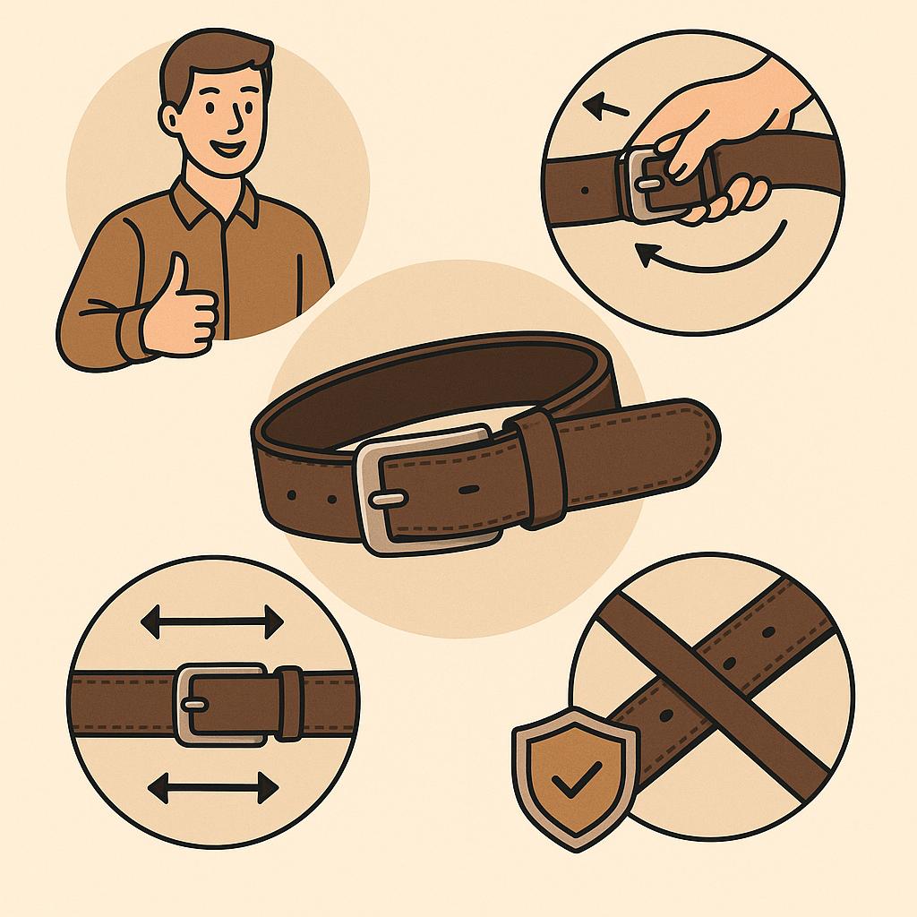 5 voordelen van een riem zonder gaatjes