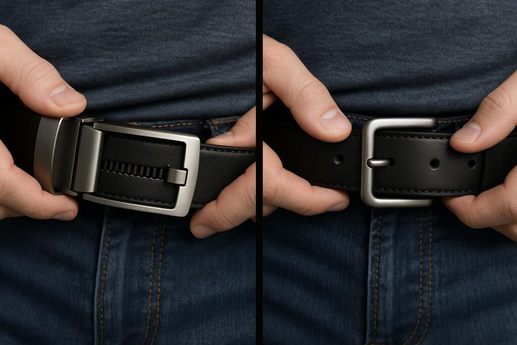 Wat maakt een ratchet-systeem uniek vergeleken met traditionele riemen