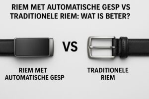 Riem met automatische gesp vs traditionele riem wat is beter?