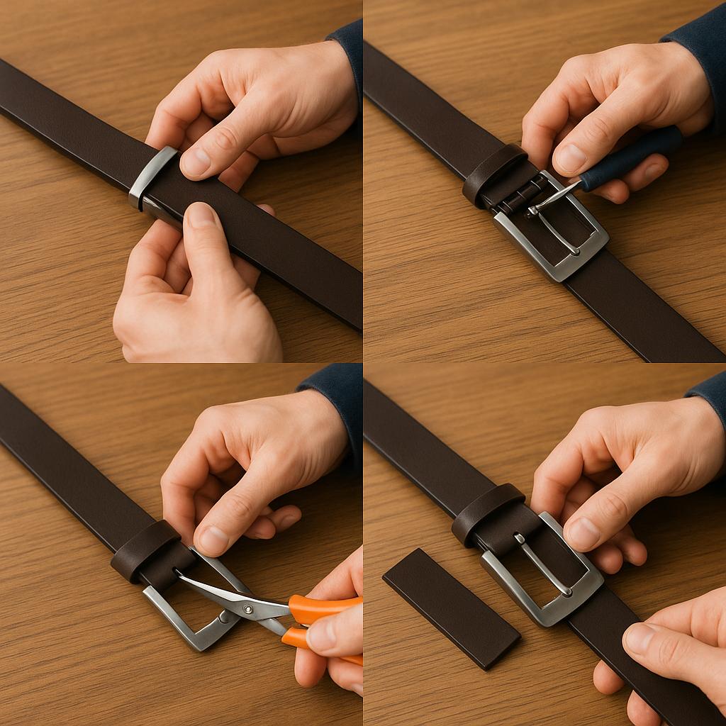 DIY: Zo kort je zelf een riem zonder gaatjes in stap-voor-stap handleiding