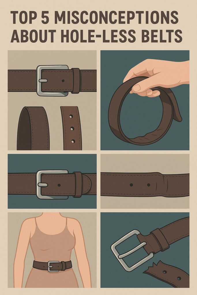 De top 5 misvattingen over riemen zonder gaatjes ontkracht