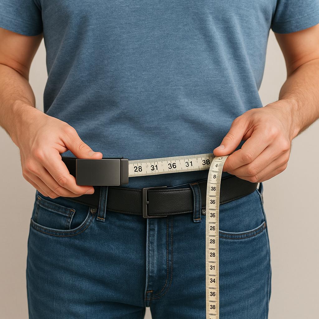 Hoe kies je de juiste maat bij een riem zonder gaatjes?