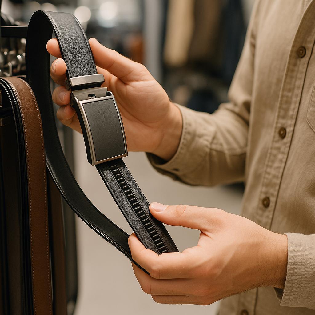 Je eerste riem zonder gaatjes kopen