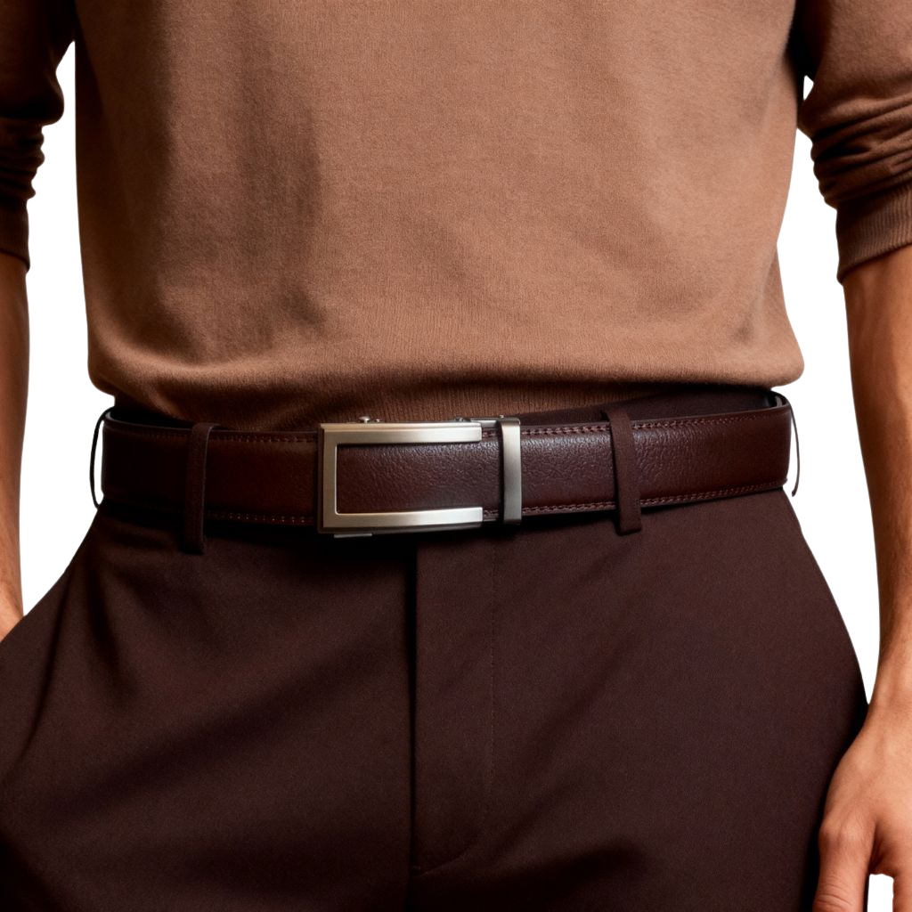 leren riem heren bruin