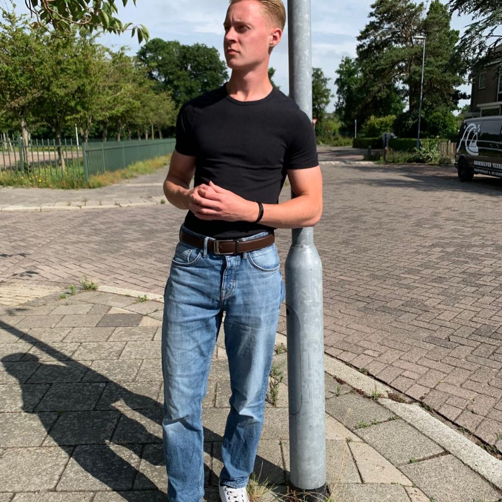 leren riem heren