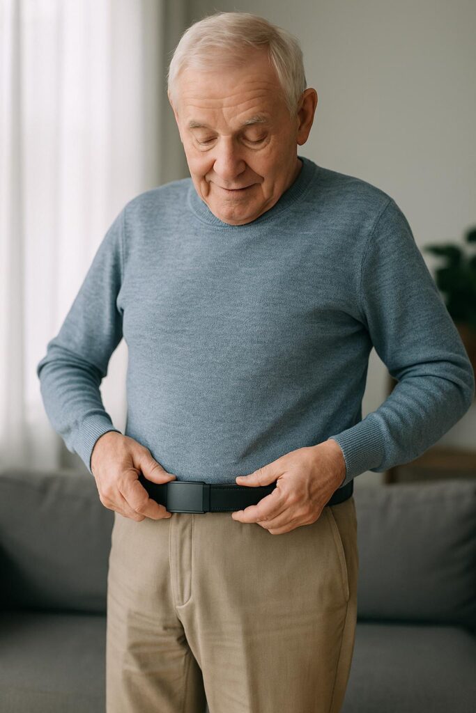 Waarom een riem zonder gaatjes ook top is voor ouderen: comfort en gemak