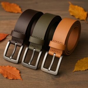 Top 3 kleuren riemen zonder gaatjes voor de herfst
