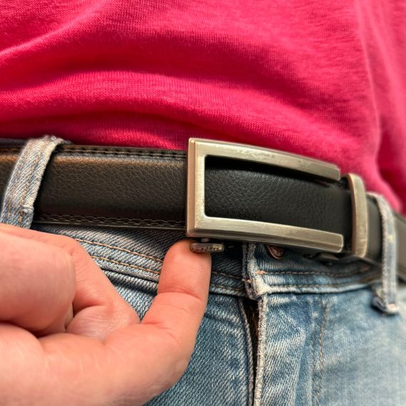 ratchet riem zonder gaatjes losmaken met hendeltje